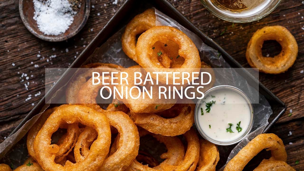 The Best Onion Rings Recipe - Dinner at the Zoo
