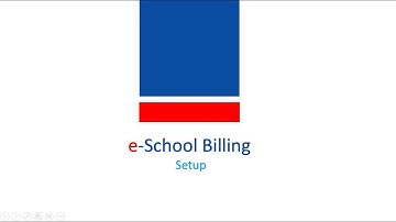 e-School | Billing | Setup
