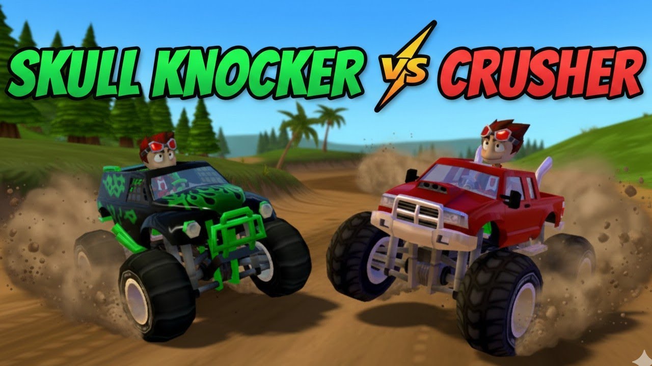 Skull Knocker Vs Crusher Beach Buggy Racing 2 | bbr2 | beach buggy racing 2 gameplay 