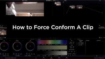 DaVinci Resolve 9 - How to Force Conform a Clip