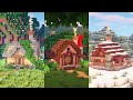 Minecraft | 3 Cozy Starter Cottages for 3 Different Biomes