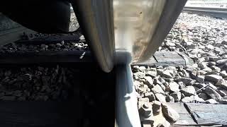 Moving Train Wheel view
