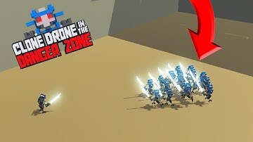 SO MANY ENEMIES!! | CRAZY CUSTOM LEVELS!! | clone drone in the danger zone
