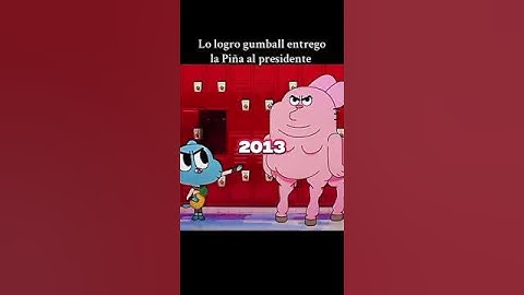 GUMBALL DEJA LA PIÑA EN EL ESCRITORIO DEL PRESIDENTE  #theamazingworldofgumball #2025