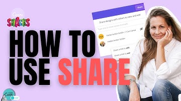 How to SHARE your design in Canva