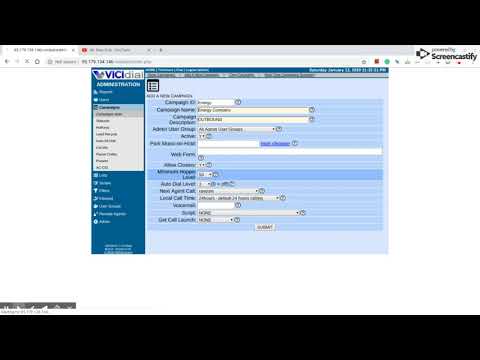 Tutorial How To set up a Campaign in Vicidial