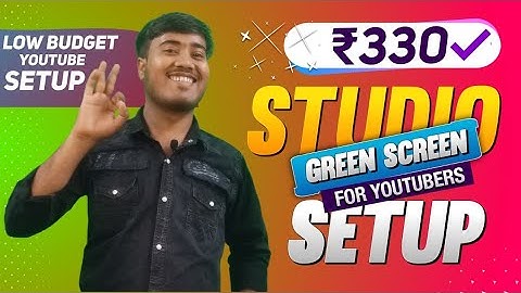 Best Green Screen For Youtubers| Green Screen Setup Toutorial| Green Screen ko kaise use kare|