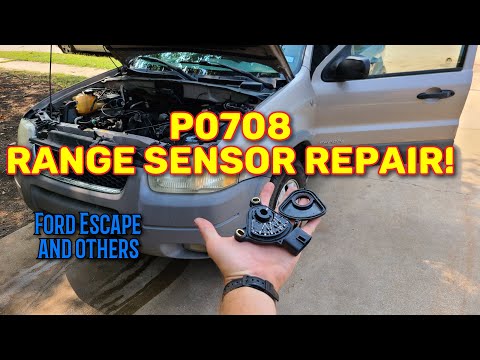 P0708: transmission range sensor circuit high FIX easy repair Ford Escape and others