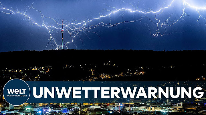 DEUTSCHER WETTERDIENST: WARNUNG - Hier drohen am Sonntag und am Montag UNWETTER I WELT News