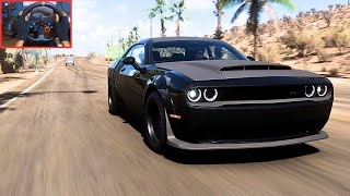 970HP Dodge Challenger SRT Demon Forza Horizon 5 | Logitech G29 Steering Wheel Gameplay