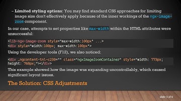How to Set max-width and max-height for ngx-image-zoom in Angular