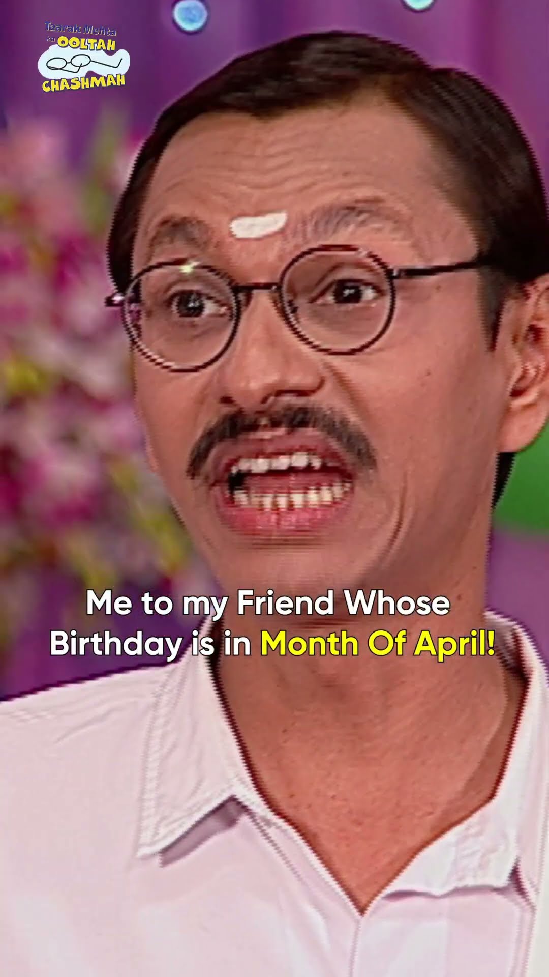 Tag Your friend Whose birthday is in april!  #tmkoc #comedy #relatable #shorts #comedyvideo #funny