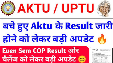 Aktu even sem 2025 cop result news / aktu even sem result news / aktu latest news / aktu news / aktu
