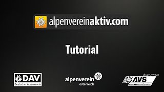 alpenvereinaktiv Tutorial: allgemeine Menüstruktur screenshot 4