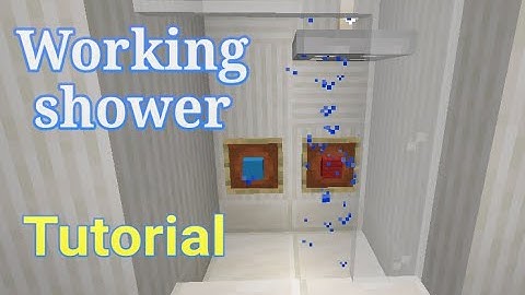 Minecraft Working Shower [Easy Tutorial]