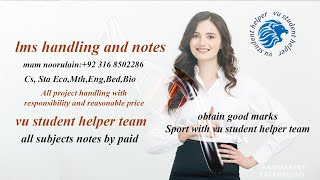 sta632 final current paper 2024 Vu student helper