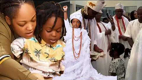 Finally Ooni welcomes Naomi and Tade to the Palace joy unspeakable