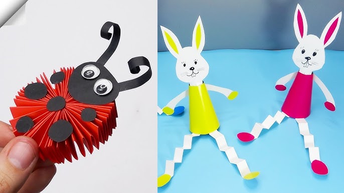 6 Moving paper toys - Easy paper crafts 