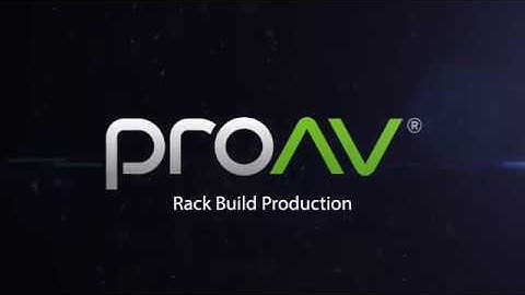 proAV Rack Build Extended Timelapse video