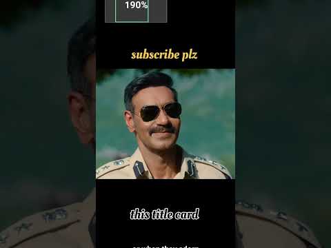 Singham Again Title Card Ajaydevgan Rohitshetty Shorts Singhamagain 