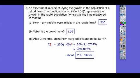 Unit 6 Review for Test - IM1 -Exponential Relationships