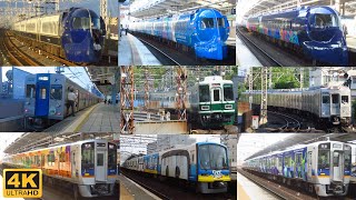 南海電車は今年も特別塗装が超アツい!!ラッピング・復刻塗装 走行シーン集2025 ☆無塗装・濃淡グリーン☆ラピート3種☆8300系PRなど☆たっぷり100分つめあわせ☆