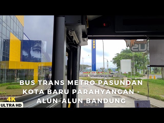 Around City Bus Trans Metro Pasundan Koridor 2 : Trip Kota Baru Parahyangan - Alun-Alun Bandung [4K] class=