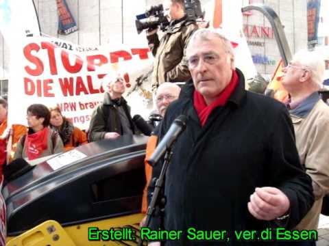 Protest gegen die WAZ-Walze!