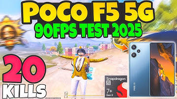 🔥Poco F5 5G : BGMI Test with Fps Meter | Poco F5 90fps Gaming Test 2025