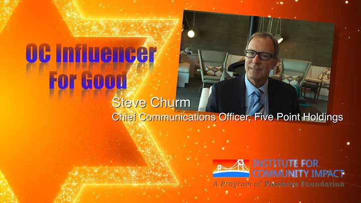 OC Influencers for Good 2017 Honoree: Steve Churm