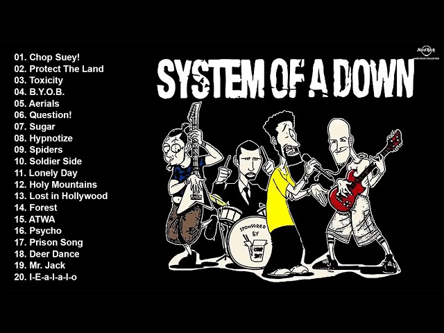SOAD Greatest Hits Full Album   Best Songs Of SOAD Playlist 2023 class=