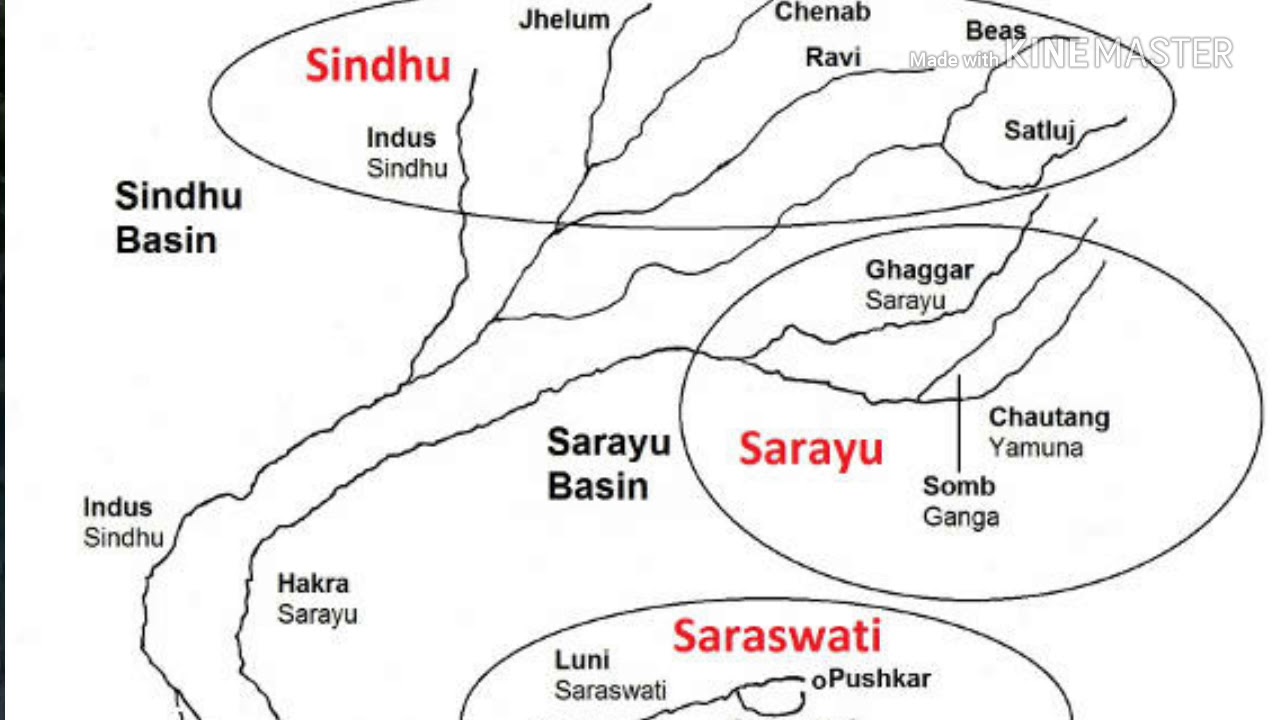 Sarayu river map