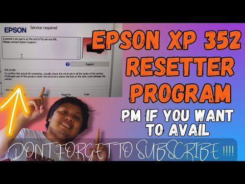 video HOW TO RESET EPSON XP 255, XP 257, XP 352, XP 355, XP 452, XP 455 USING ORIGINAL RESETTER (NO.72)