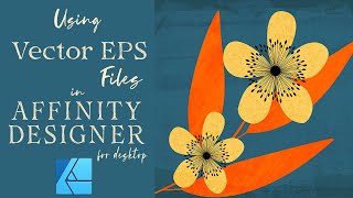 AFFINITY DESIGNER for Desktop Tutorial | Two Ways to Use Vector EPS files to Add Scalable Texture
