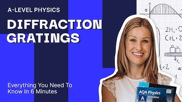 DIFFRACTION GRATINGS In 6 Minutes | A Level Physics