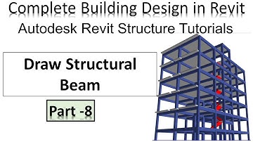Autodesk Revit Structure Tutorials | Draw Structural Beam in Revit | Lec-08