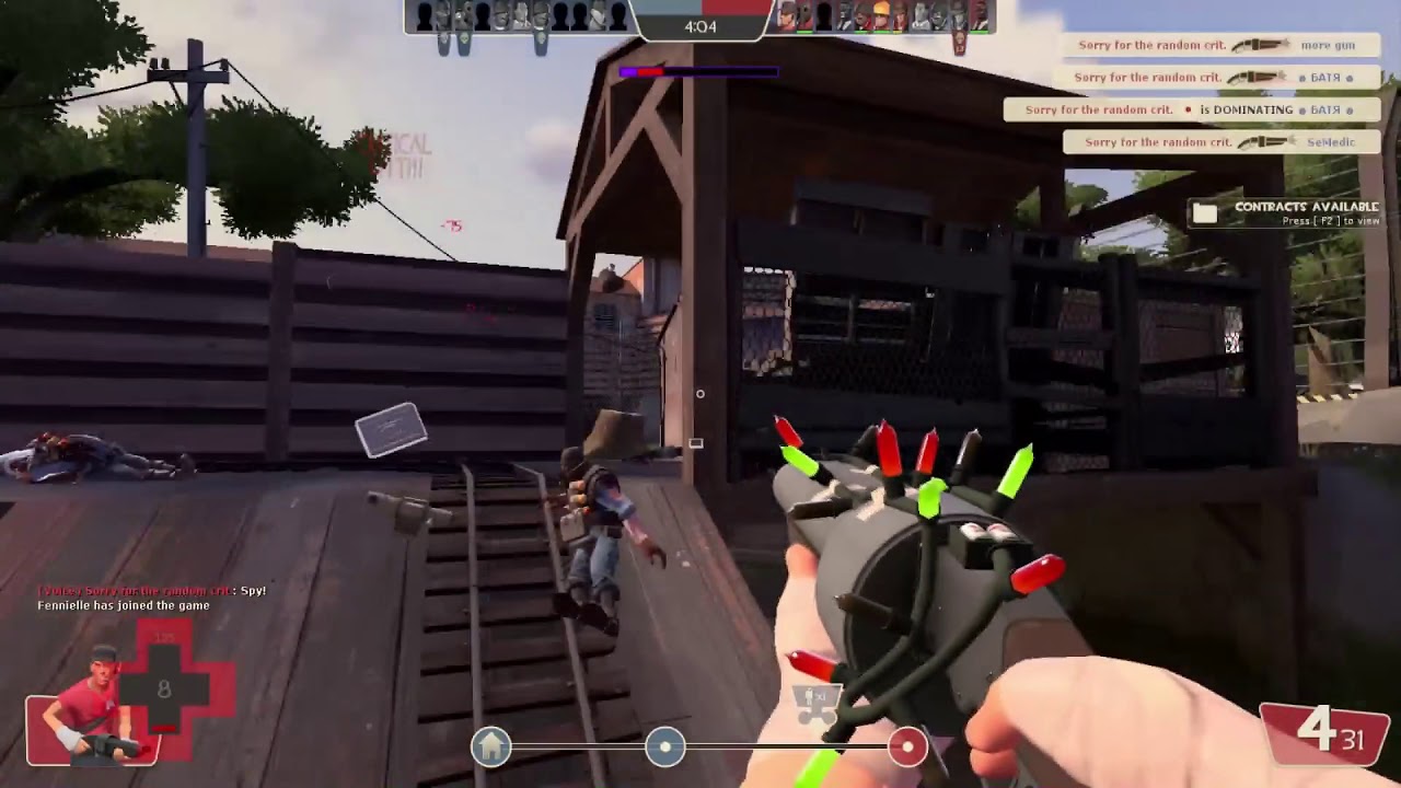 TF2 Lmaobox: Crithacking as Scout.
