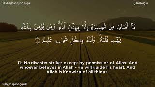 سورة التغابن   الشيخ محمود علي البنا