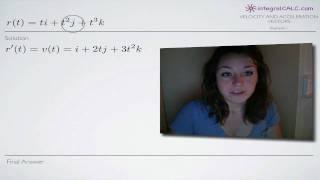 Velocity & Acceleration Vectors (KristaKingMath)