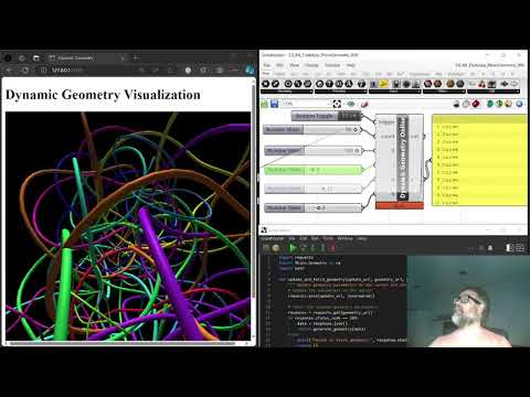 Grasshopper Creates Dynamic Geometry in Browser with Flask and 3.js