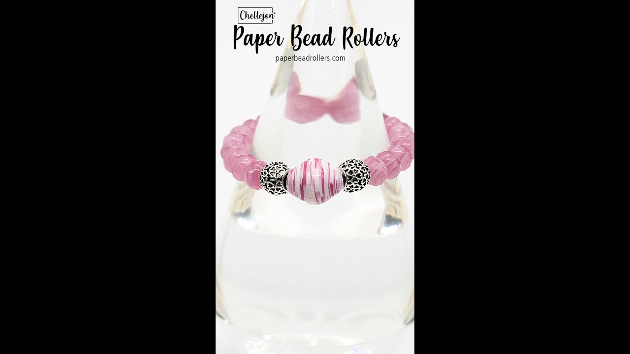 Paper Bead Valentine Paper Bracelet #shorts 