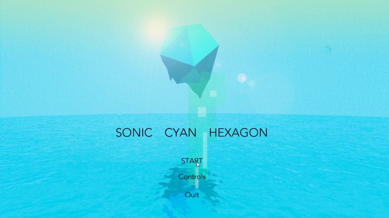 Edd On: SONIC CYAN HEXAGON