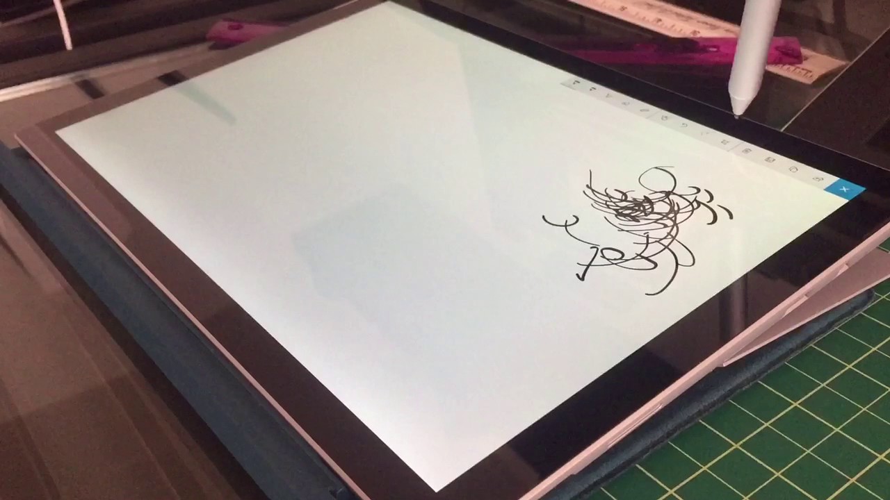 IAF test Surface Pen vs. Wacom Bamboo Ink