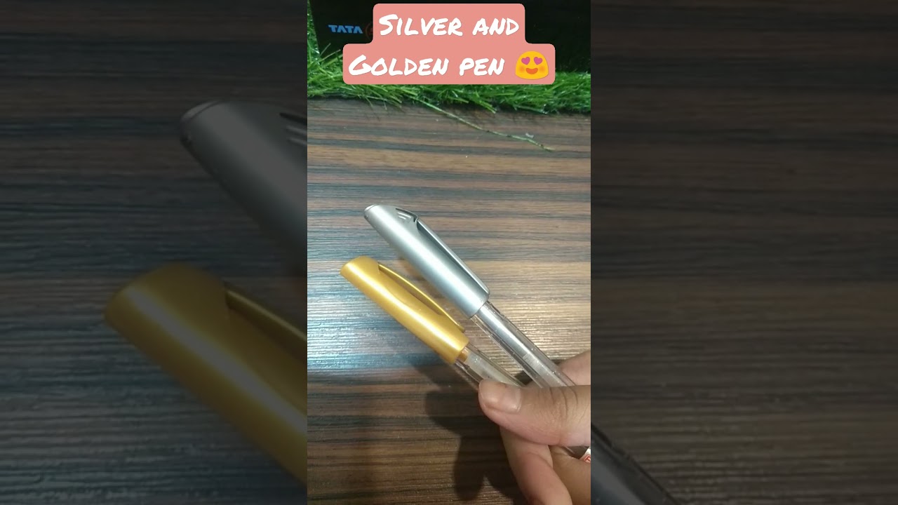 Silver and Golden pen 😍