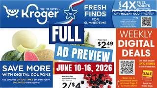 *5x Digitals* Kroger FULL Ad Preview for 6/10-6/16 | NEW SALE WEEK | 5x Digitals & MUCH MORE!
