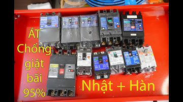 Aptomat chống giật Japan + korea mới 95%