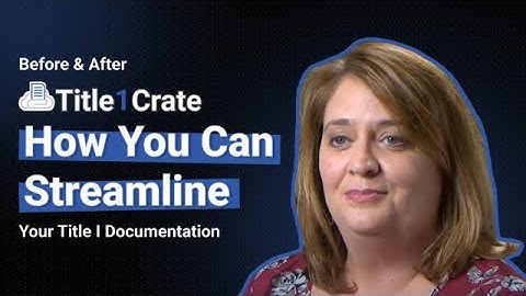 Before & After Title1Crate | How You Can Streamline Your Title I Documentation | 806 Technologies