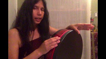Frame drum Snap exercise in lap position