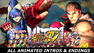 ULTRA STREET FIGHTER IV: All Animated Intros and Endings (4K 60fps)