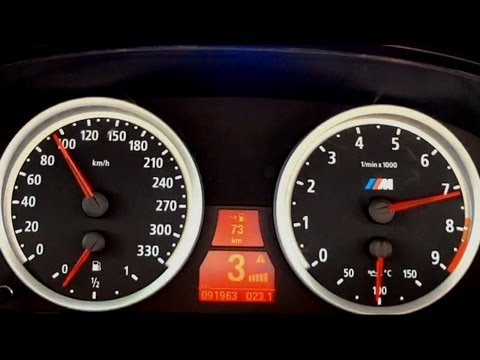 BMW M6 E63 Beschleunigung / Acceleration Inside V10 - 507 Ps / Hp 0-160 Km/h